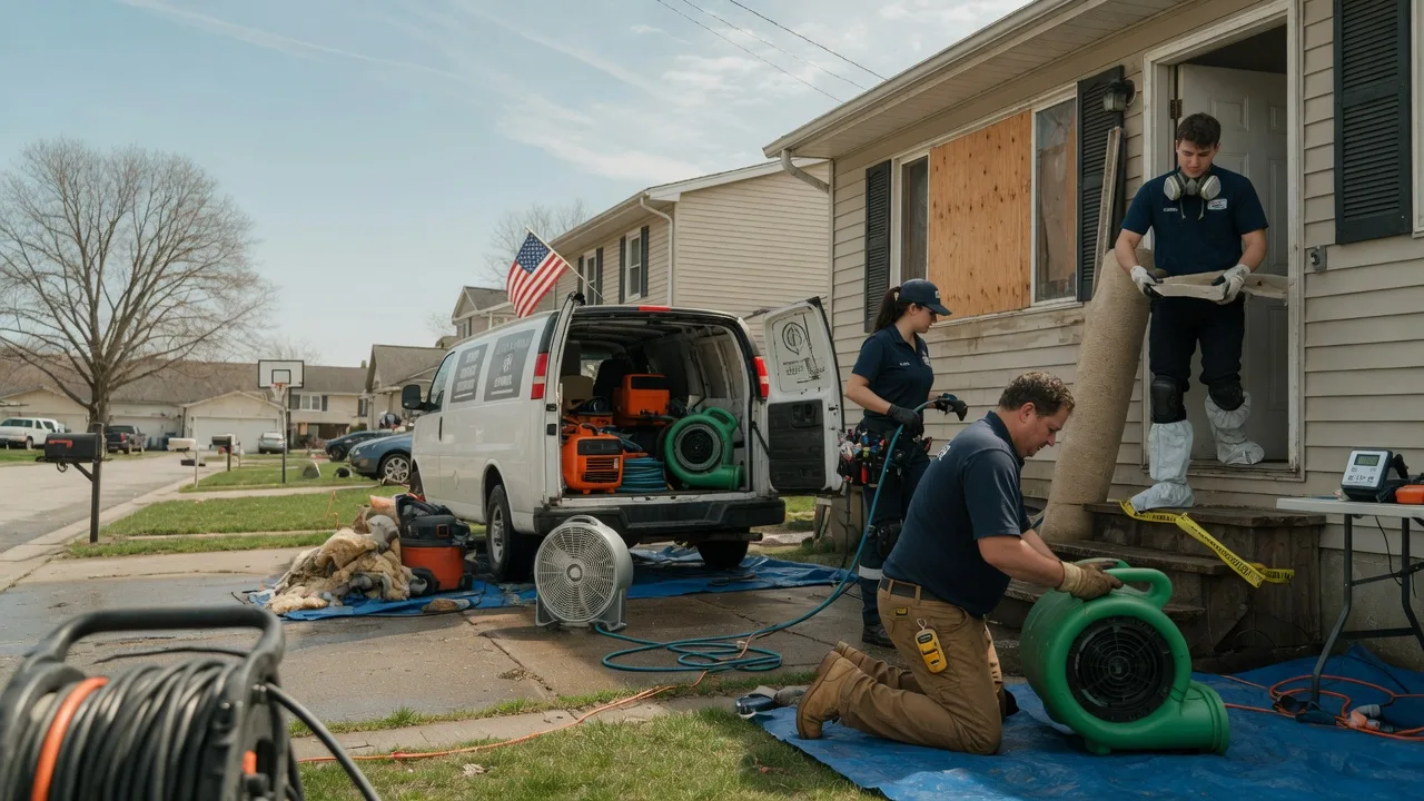 Water Damage Restoration in Hillsdale, IN near me